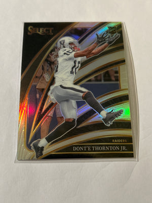 2025 Panini Select - Club Level Dont'e Thornton Jr. #206 (RC)