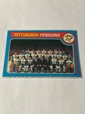 1979-80 Topps - Team Checklist Pittsburgh Penguins #256