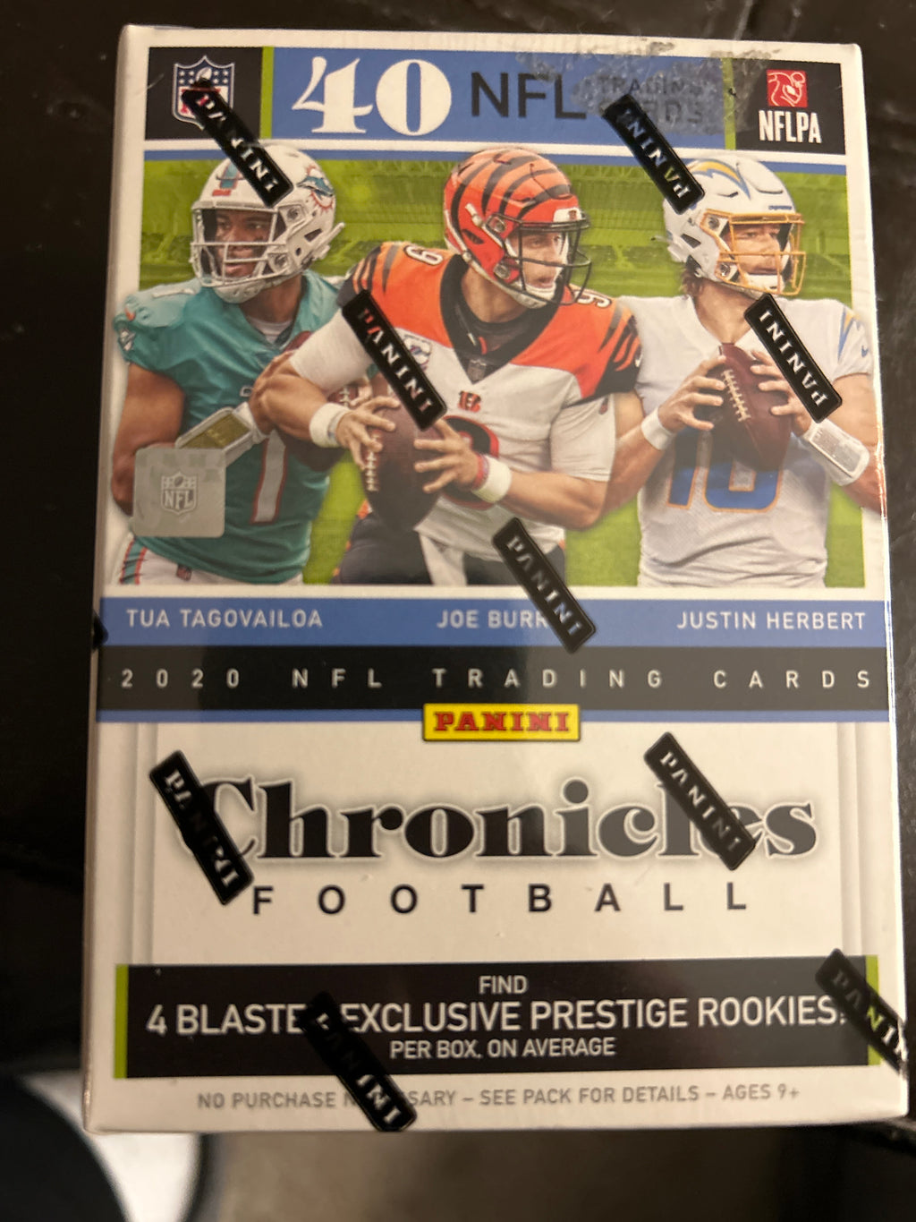 2020 Panini Chronicles Football Blaster Box, 40 Cards, Factory Sealed