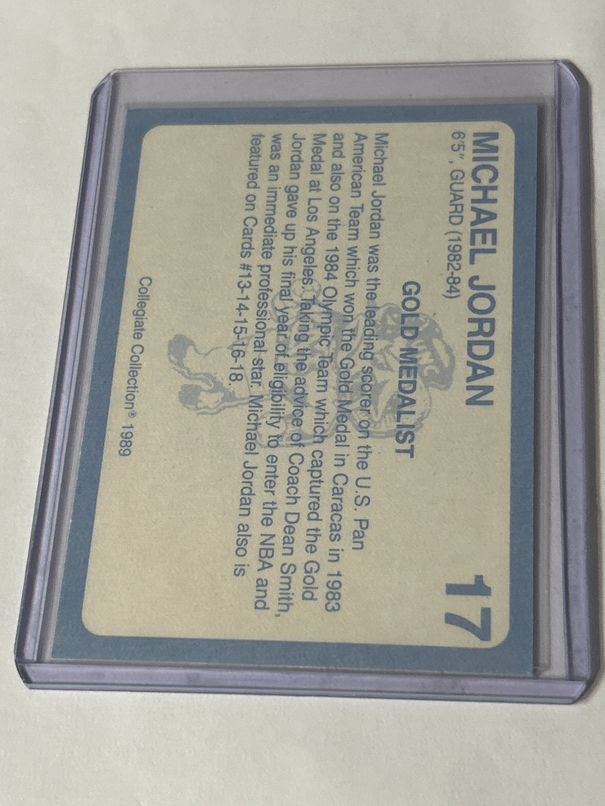 Michael Jordan – 1989‑90 Collegiate Collection North Carolina’s Finest #17