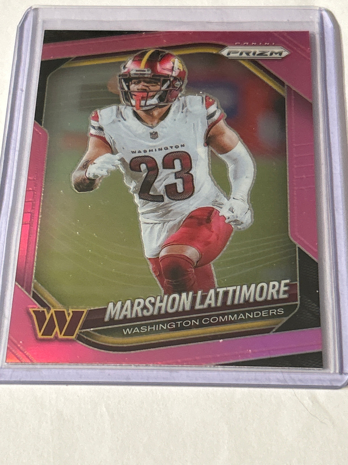 Marshon Lattimore – 2025 Panini Prizm #184 Pink Prizm