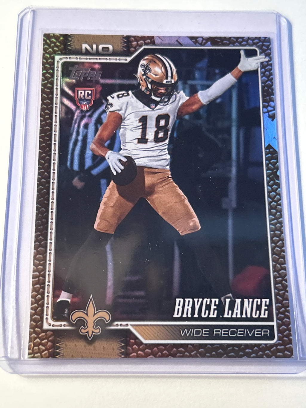 2026 Topps Bryce Lance (RC) Foil Rookie New Orleans Saints WR
