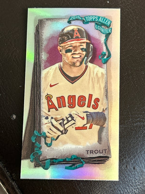 2026 Topps Allen & Ginter Mike Trout Mini Foil Parallel Los Angeles Angels