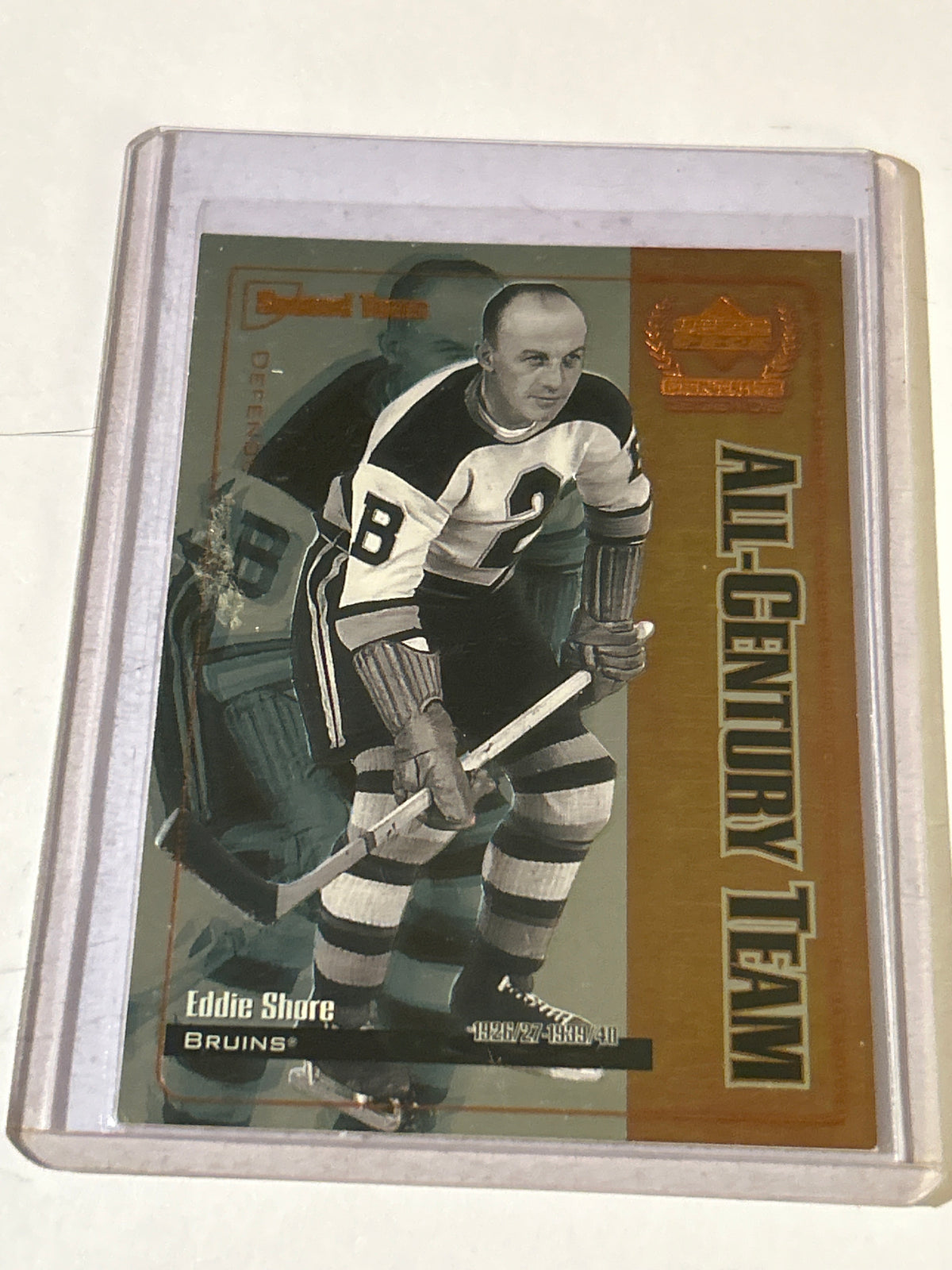 1999-00 Upper Deck Century Legends - All-Century Team Eddie Shore #AC10