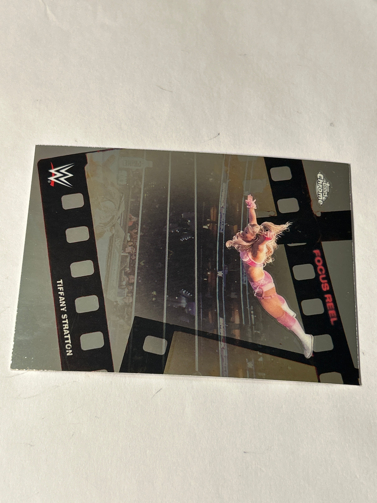 2025 Topps Chrome WWE Tiffany Stratton Focus Reel Insert