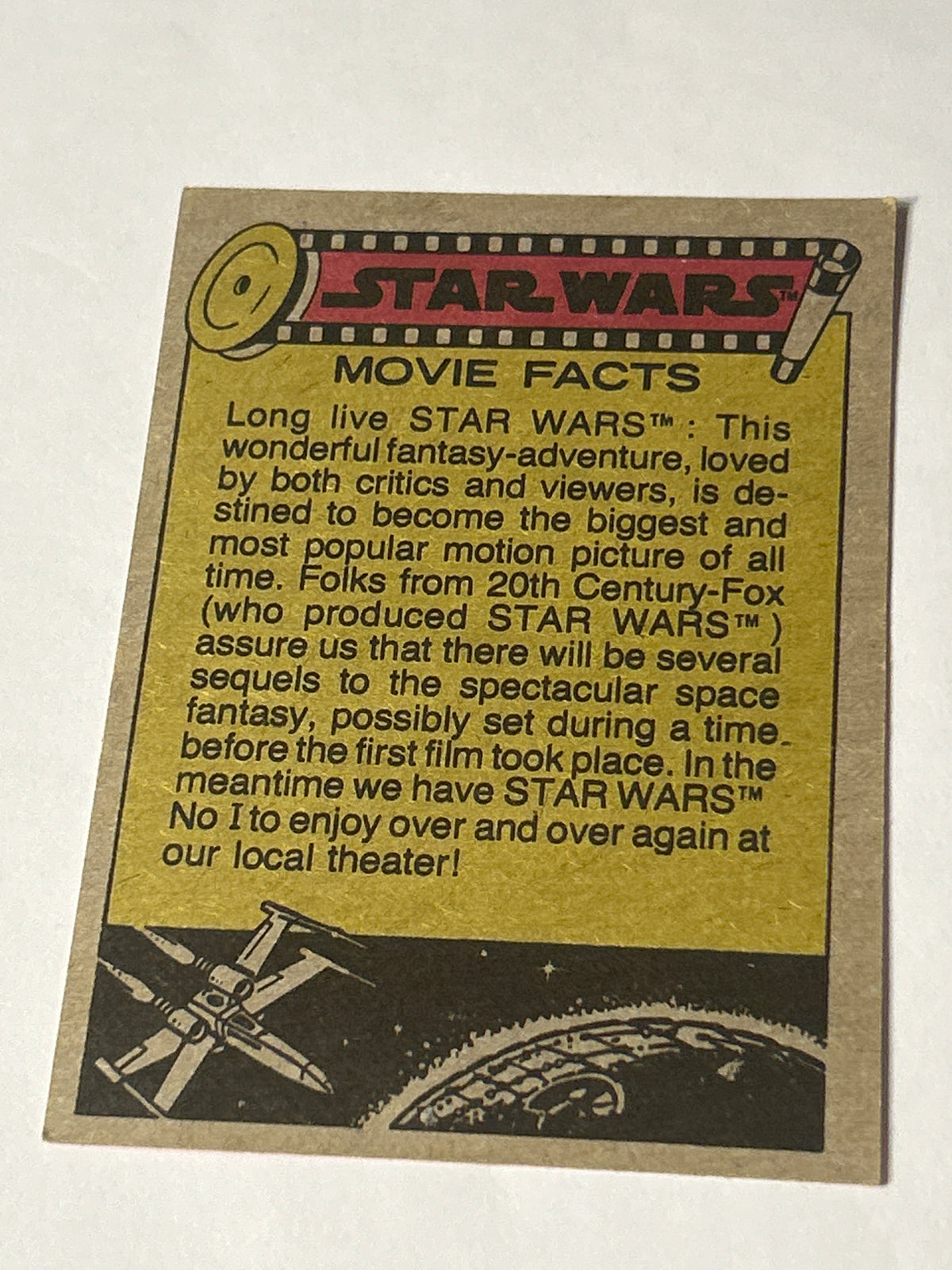 1977 Topps Star Wars Series 2 Red #75 Darth Vader Strangles a Rebel! (Movie Facts Back)