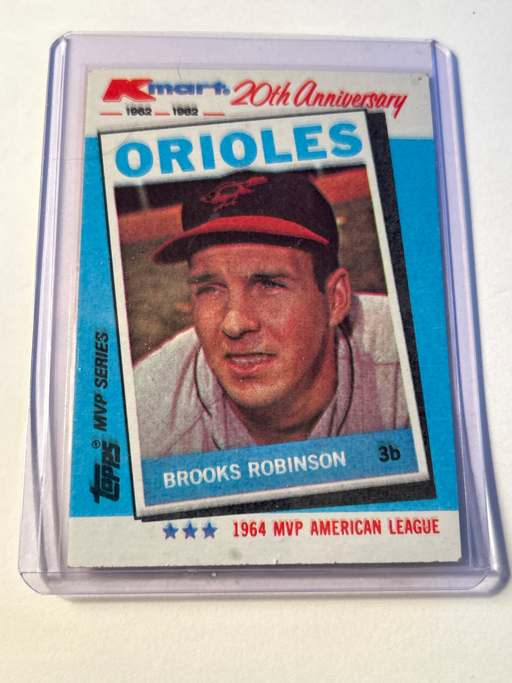 Topps Kmart 10 Card Lot 1982 MVP Series Brooks Robinson Harmon Killebrew Orlando Cepeda 1987 Johnny Bench 1990 Cal Ripken HOF