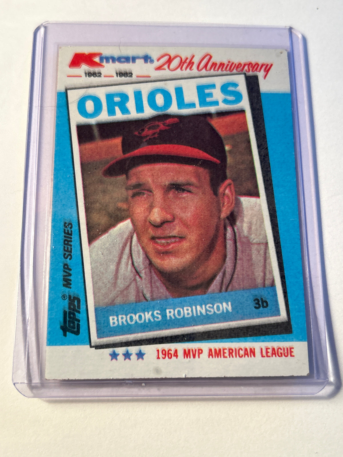 Topps Kmart 10 Card Lot 1982 MVP Series Brooks Robinson Harmon Killebrew Orlando Cepeda 1987 Johnny Bench 1990 Cal Ripken HOF