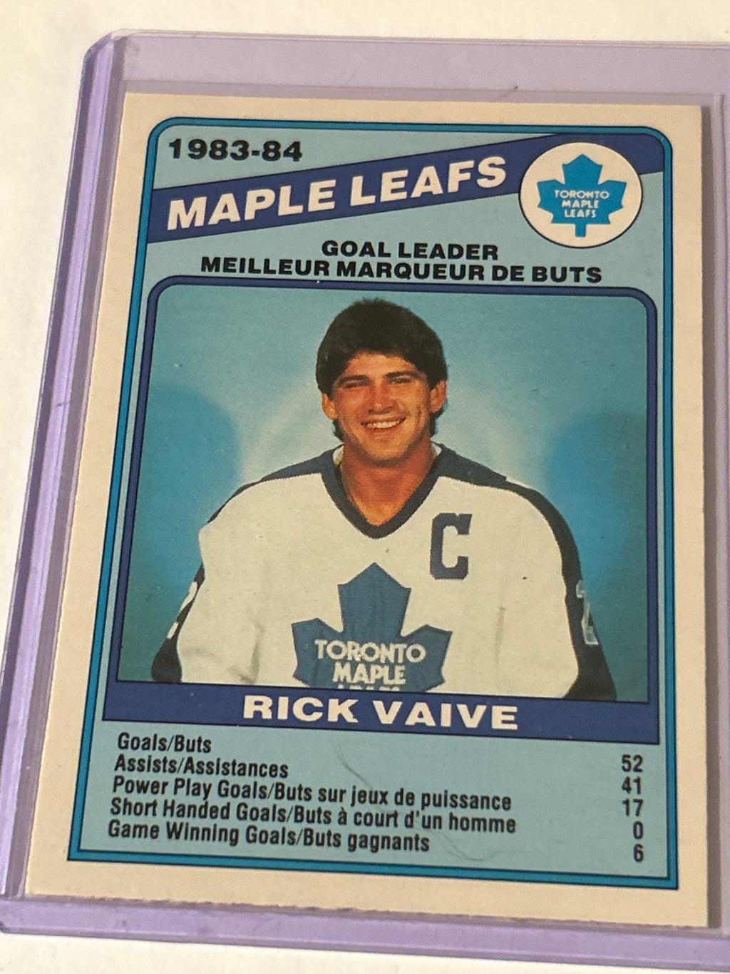 1984-85 O-Pee-Chee - Rick Vaive #368