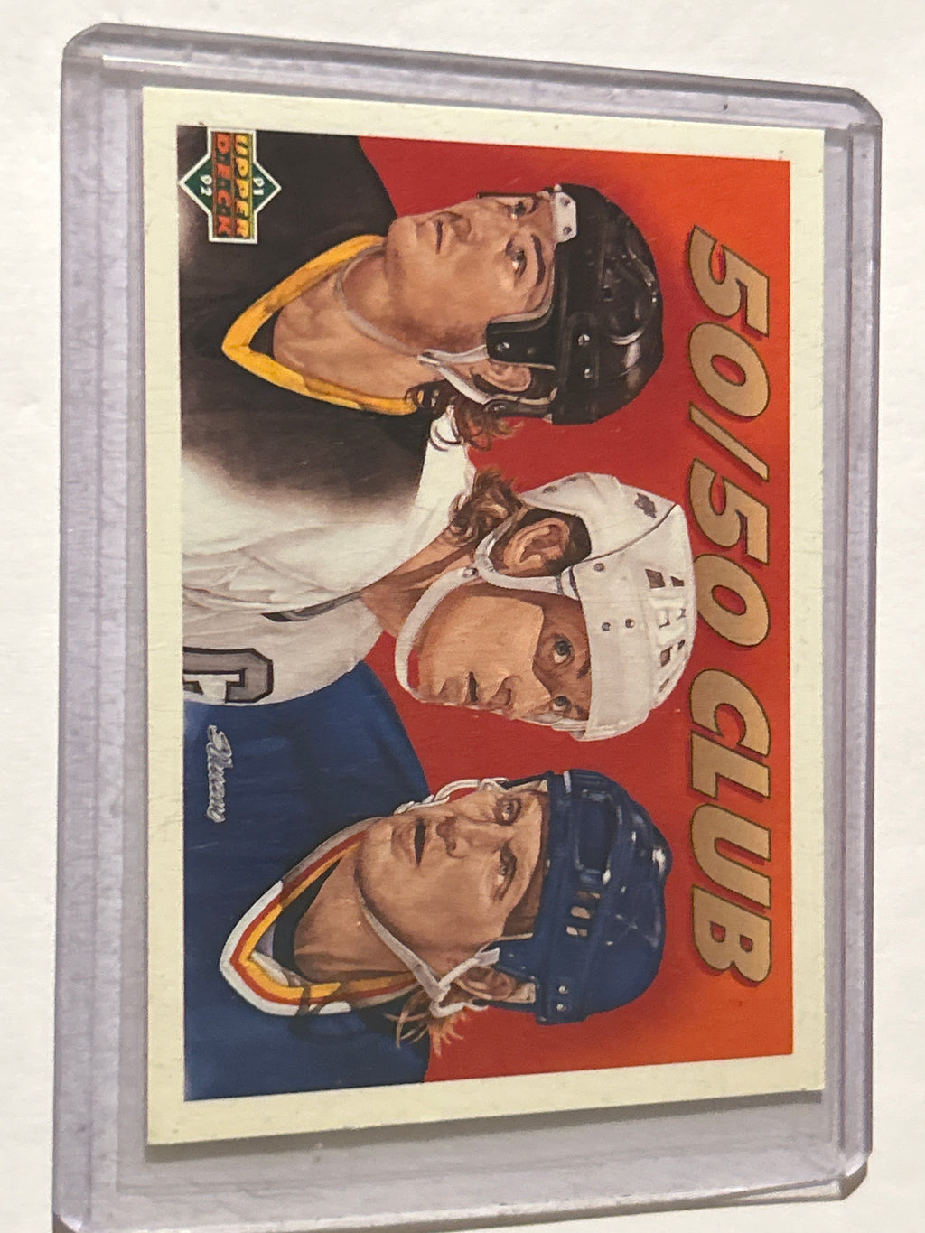 1991-92 Upper Deck - Wayne Gretzky, Mario Lemieux, Brett Hull #45