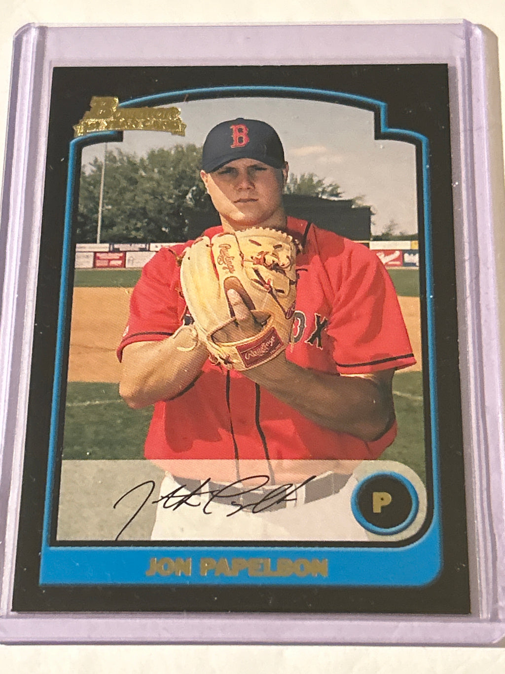 2003 Bowman Draft Picks & Prospects - Jonathan Papelbon #BDP51 Gold (RC)