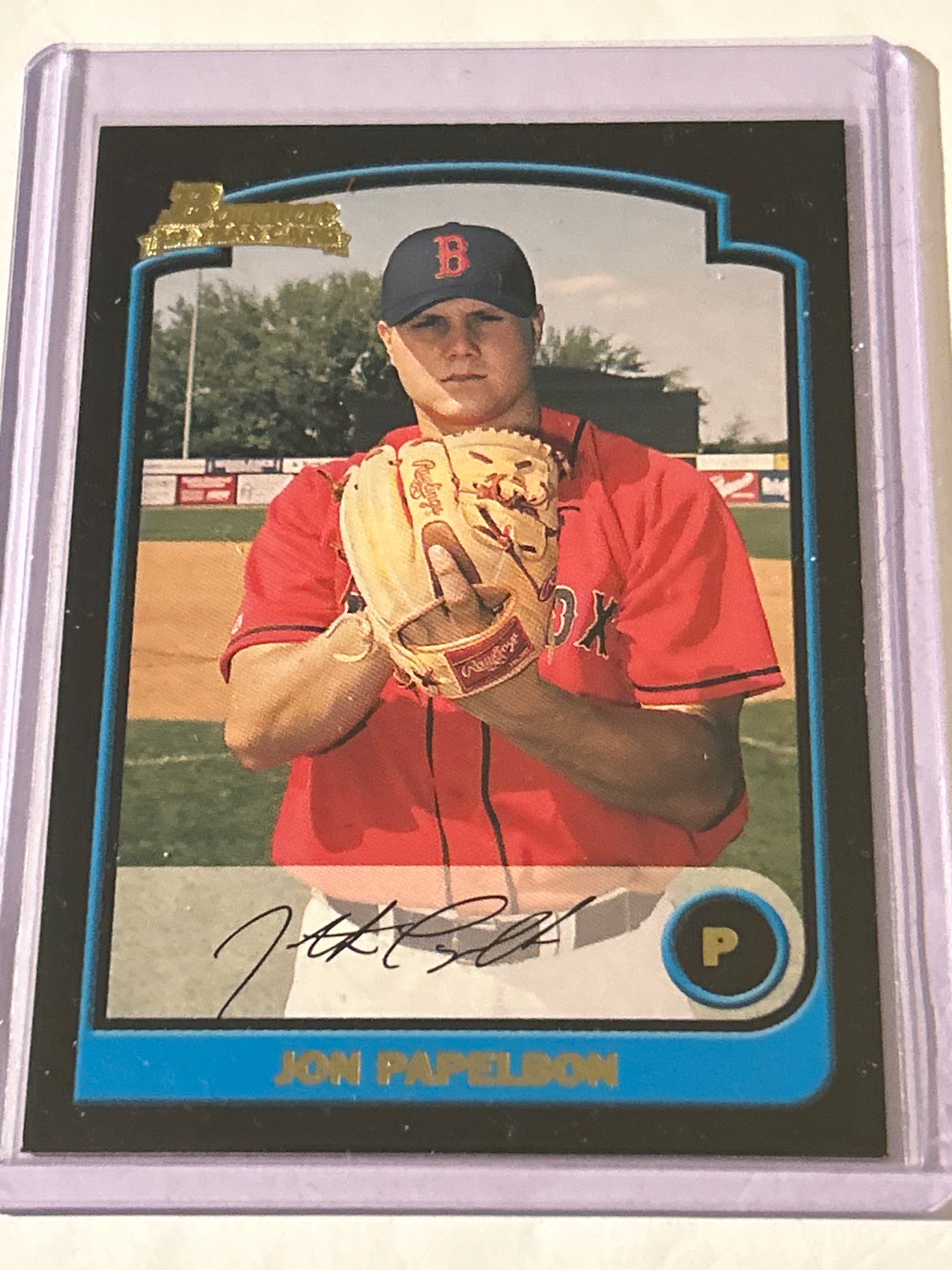2003 Bowman Draft Picks & Prospects - Jonathan Papelbon #BDP51 Gold (RC)