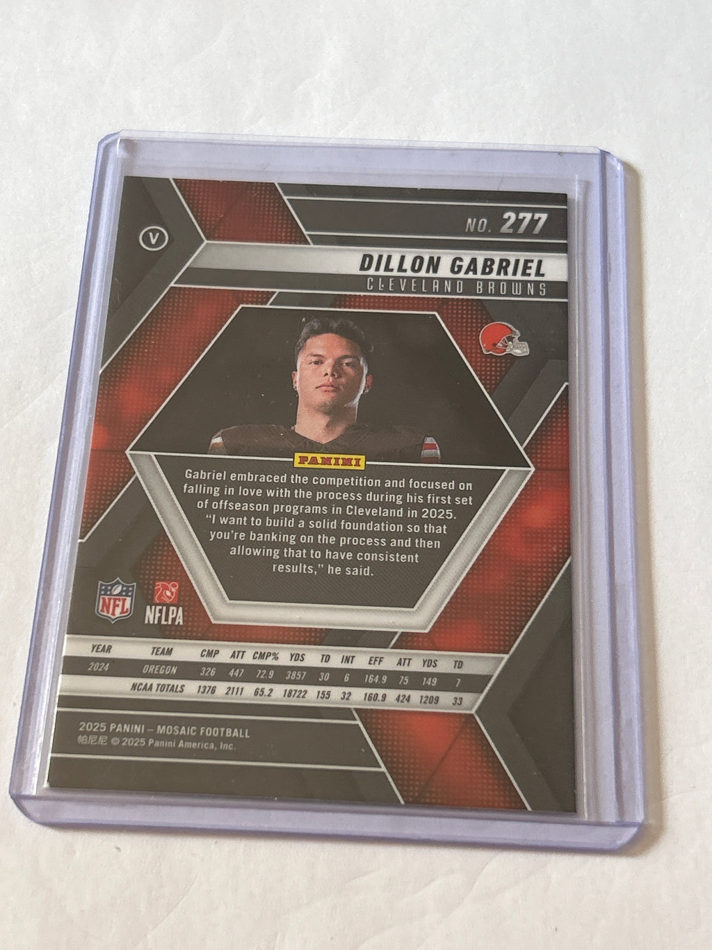 2025 Panini Mosaic - Rookie Variations Dillon Gabriel #277 (RC)