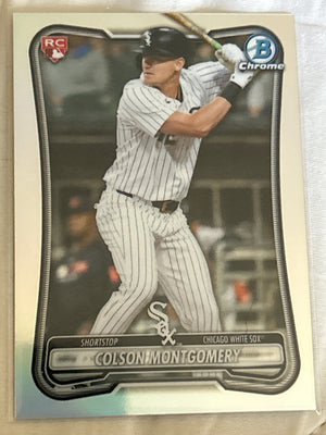 2026 Bowman Chrome Colson Montgomery Red RC Logo Variation Refractor Chicago White Sox Rookie
