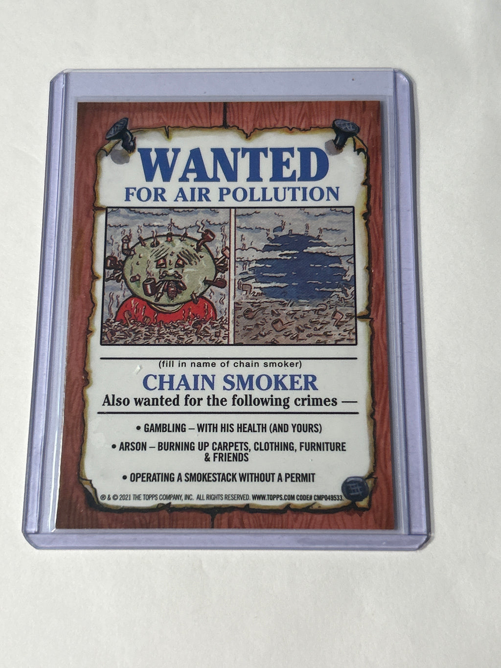 Garbage Pail Kids – Marty Gras (Battle of the Bands) Card #135b