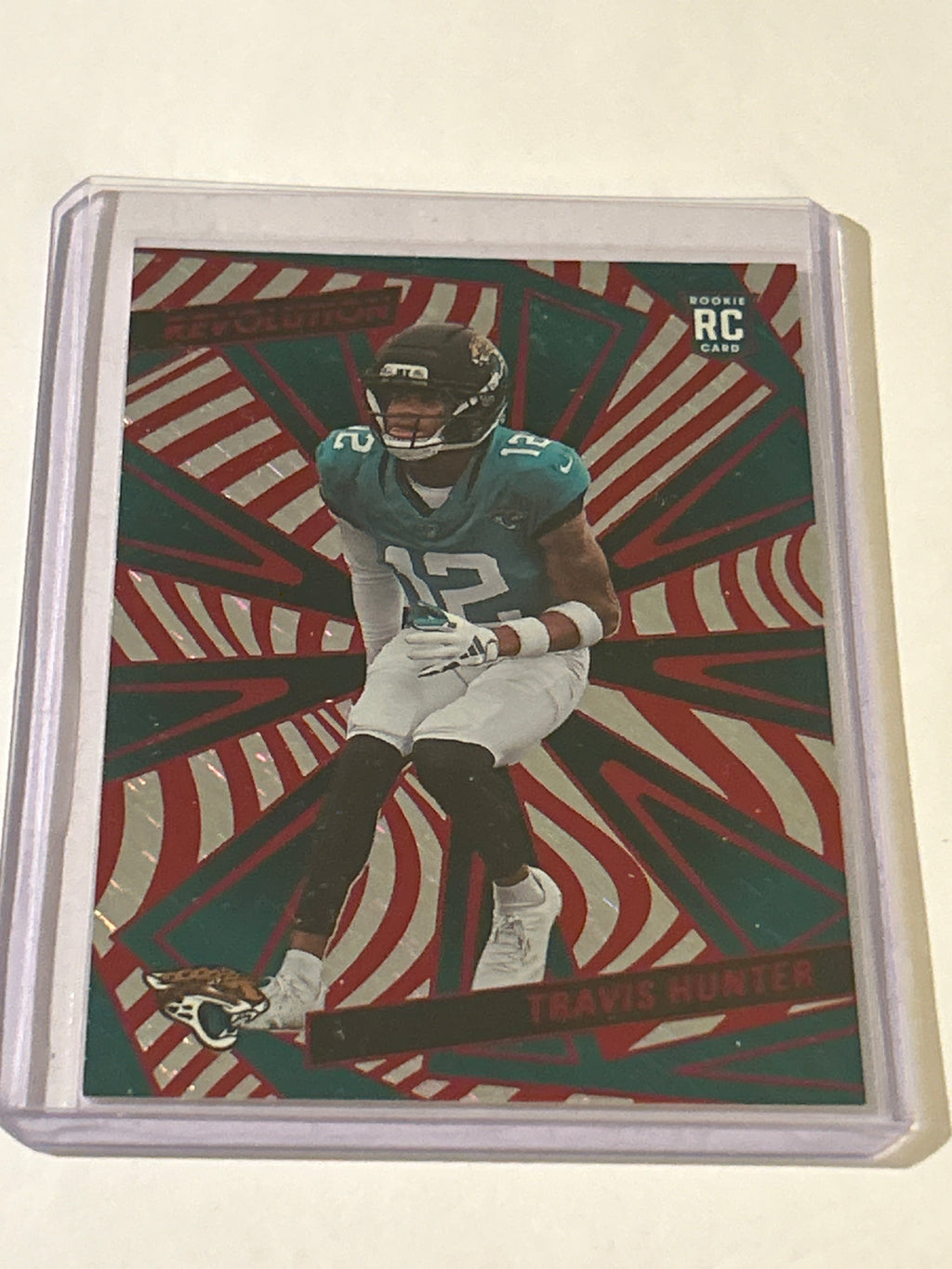 Panini Revolution Travis Hunter #242 Jaguars 2025 Red Storm Rookie