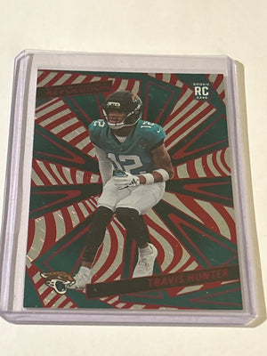 Panini Revolution Travis Hunter #242 Jaguars 2025 Red Storm Rookie