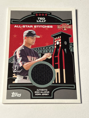 2005 Topps All Star Stitches - Ted Lilly - card no. ASR-TL