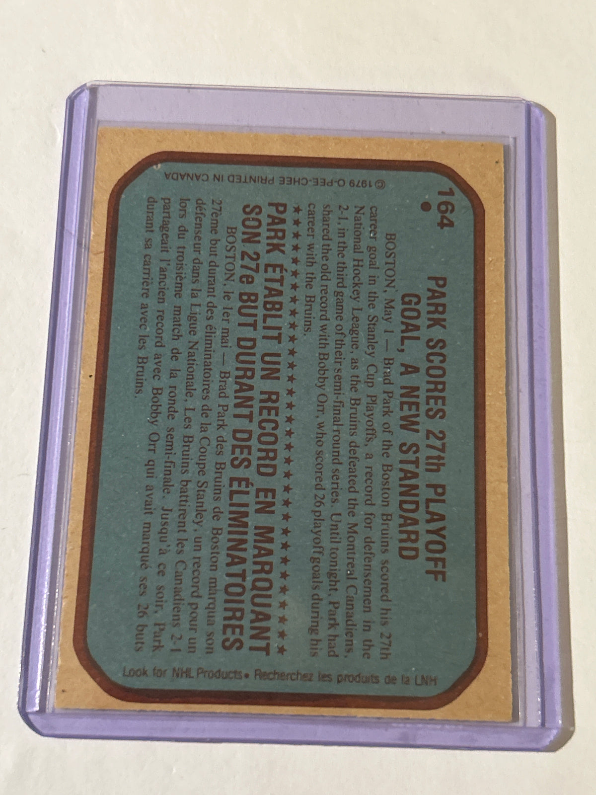 1979-80 O-Pee-Chee - Brad Park #164