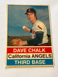 1976 HOSTESS #59  Dave Chalk  LA CALIFORNIA ANGELS