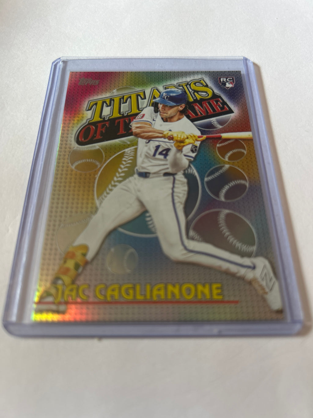 2026 Topps Series 1 - Titans of the Game Jac Caglianone #TOG-12 (RC)
