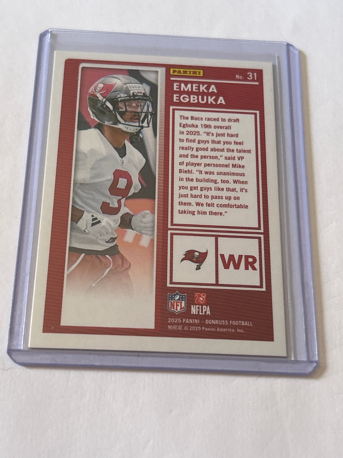 2025 Panini Donruss - The Rookies Emeka Egbuka #31 (RC)