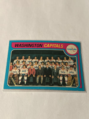 1979-80 Topps - Team Checklist Washington Capitals #260