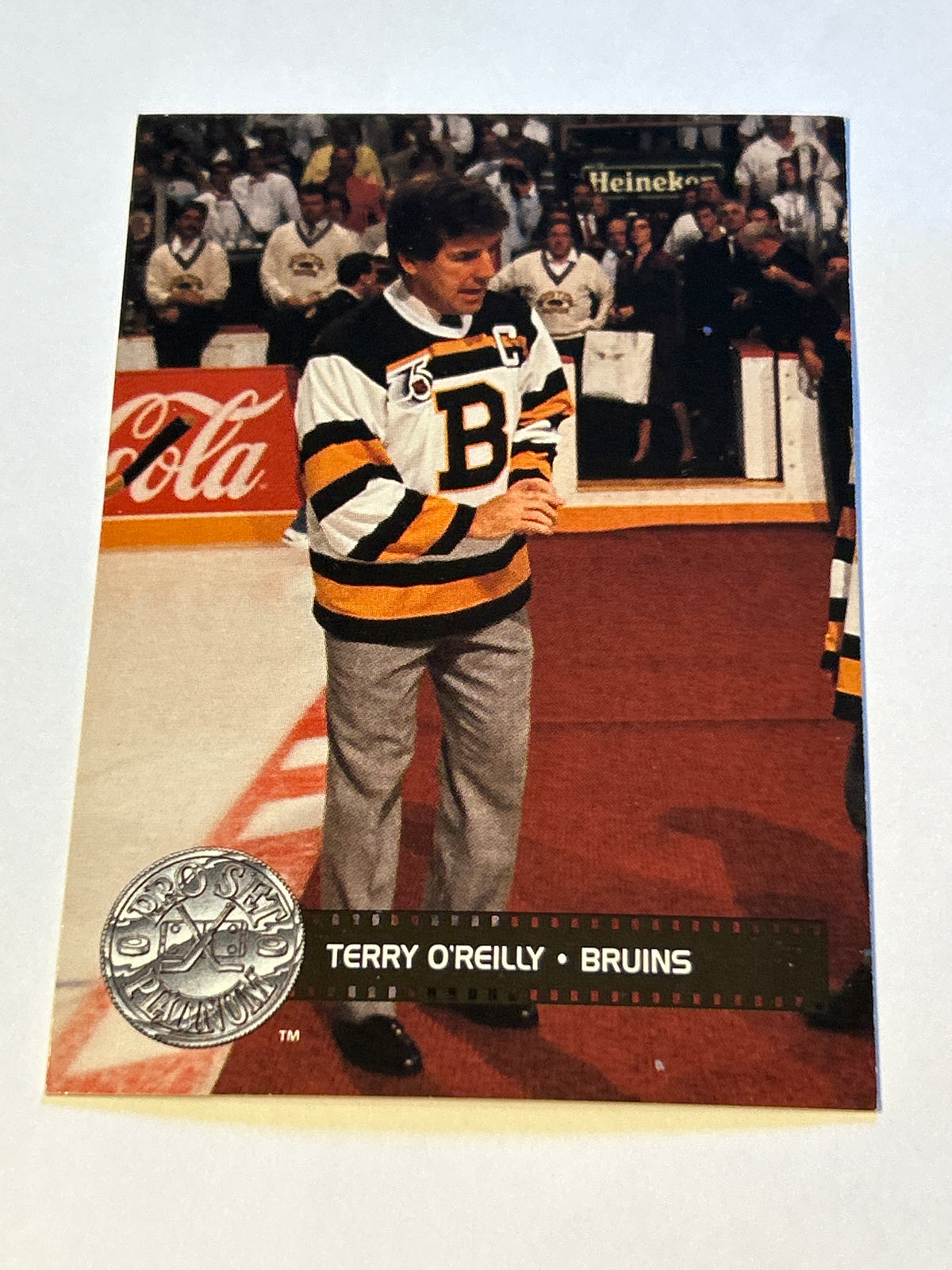 1991-92 Pro Set Platinum Terry O’Reilly - Celebrity Captain #289