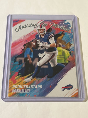 2025 Panini Rookies & Stars - Artistry in Motion Josh Allen #3