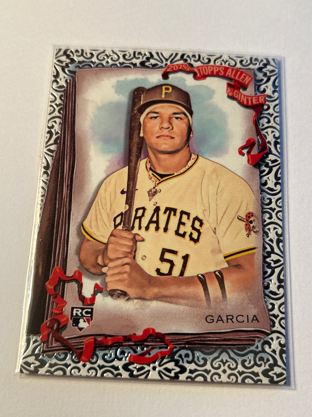 2026 Topps Allen & Ginter Jhostynxon Garcia RC Foil Filagree Parallel Pittsburgh Pirates