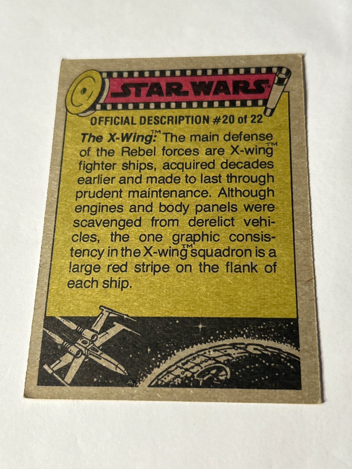 1977 Topps Star Wars #159 Luke Skywalker's Home, Yellow Series 3,
