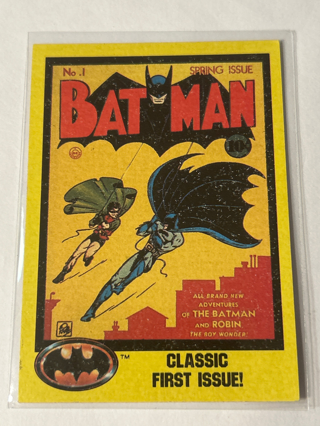 1989 Topps Batman Series 2 #232 Classic First Issue! (Batman #1 Cover)