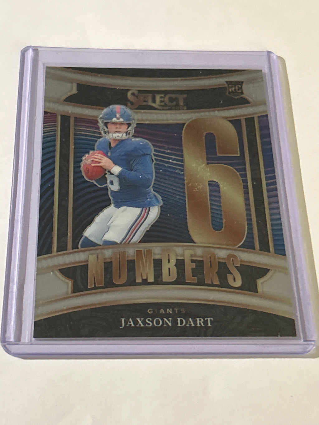 2025 Panini Select - Select Numbers Jaxson Dart #16 (RC)