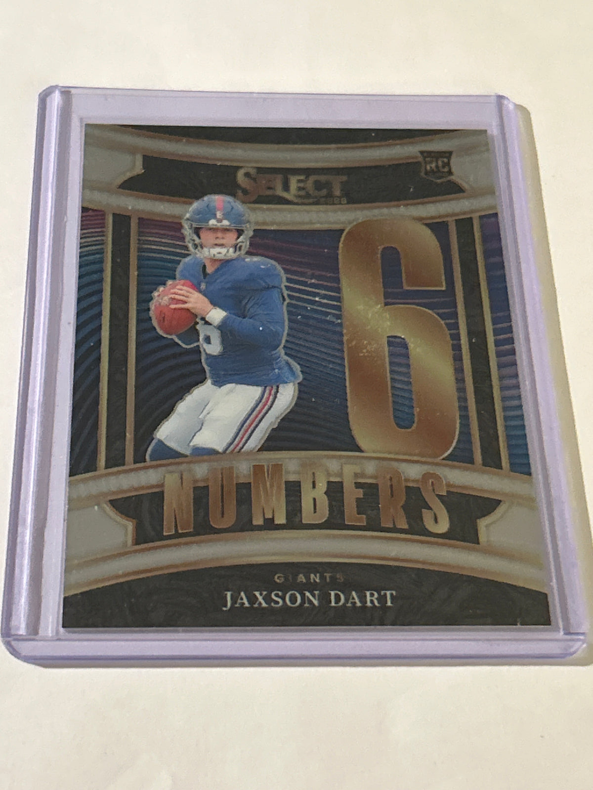 2025 Panini Select - Select Numbers Jaxson Dart #16 (RC)