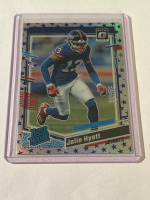 2023 Panini Donruss Optic - Rated Rookie Jalin Hyatt #279 Stars Prizm (RC)