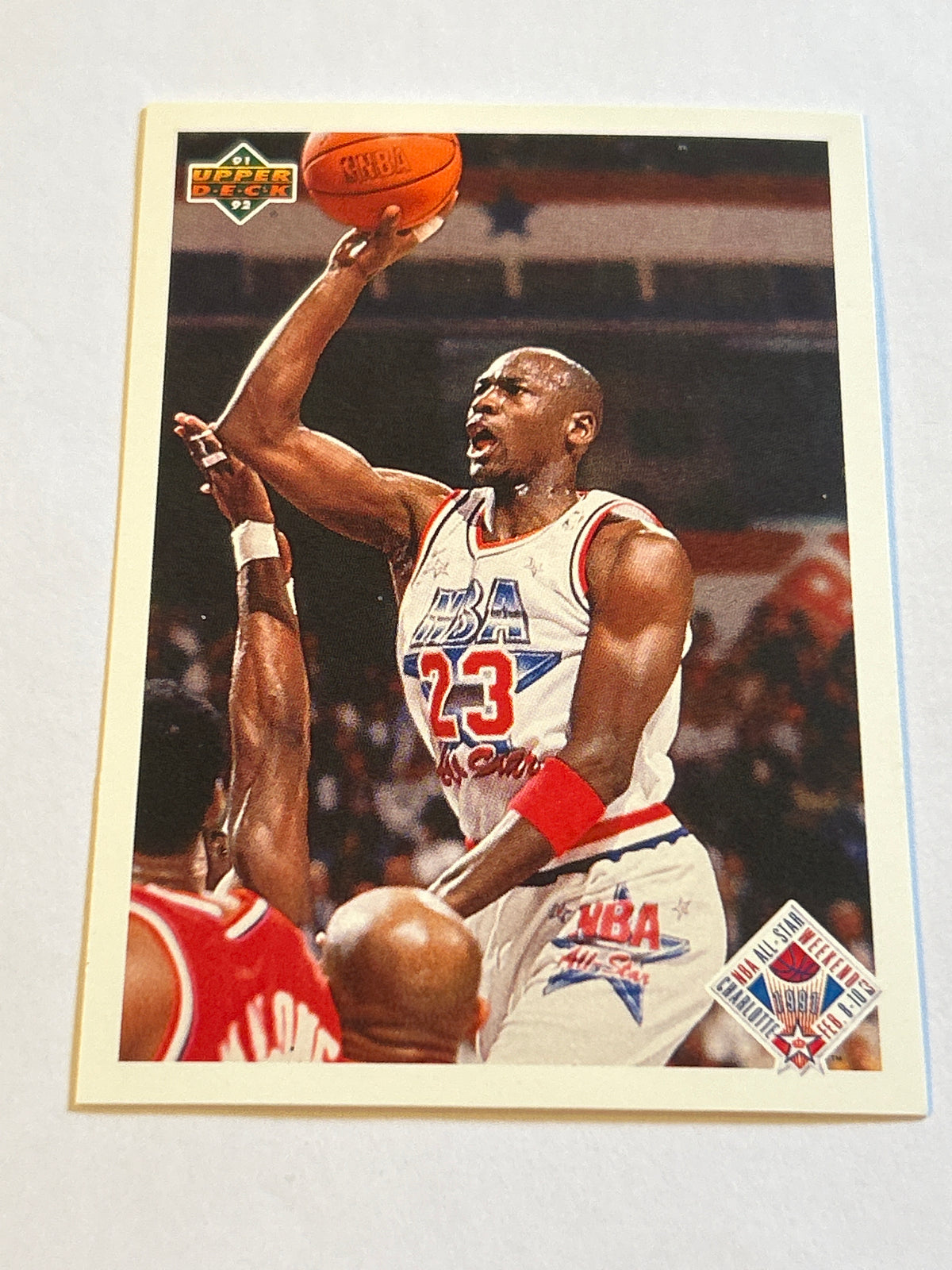 Michael Jordan All-Star Checklist Upper Deck Basketball 1991-92 Card #48 Bulls