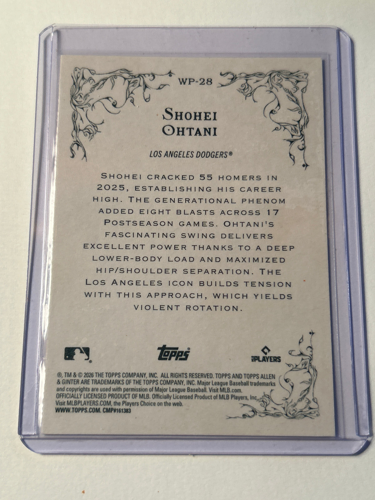 2026 Topps Allen & Ginter Wicked Power Shohei Ohtani Dodgers Insert