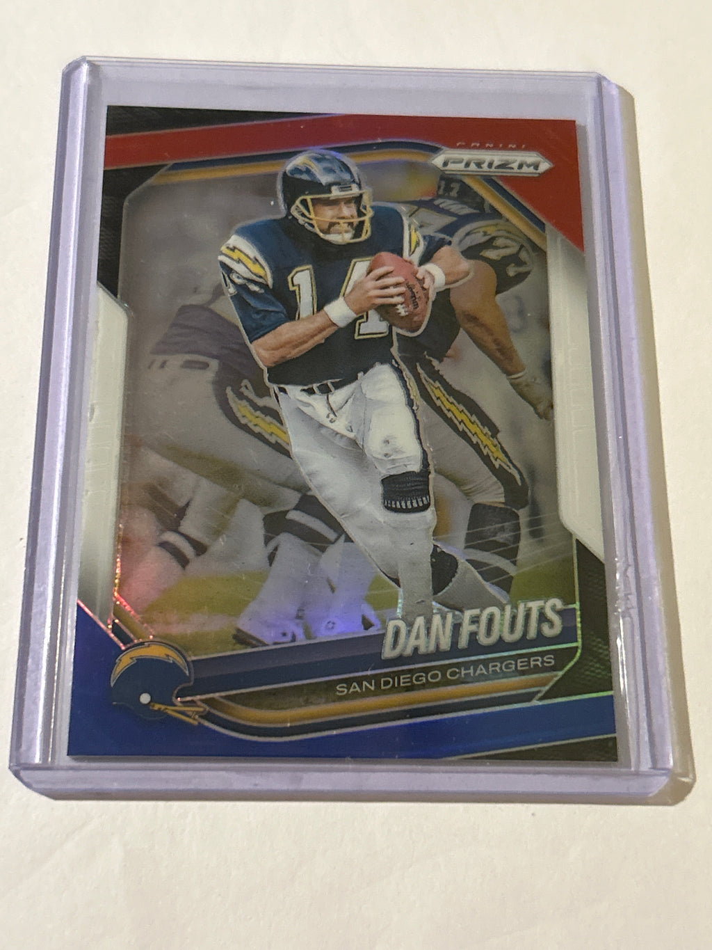 2025 Panini Prizm - Dan Fouts #89 Red White & Blue Prizm