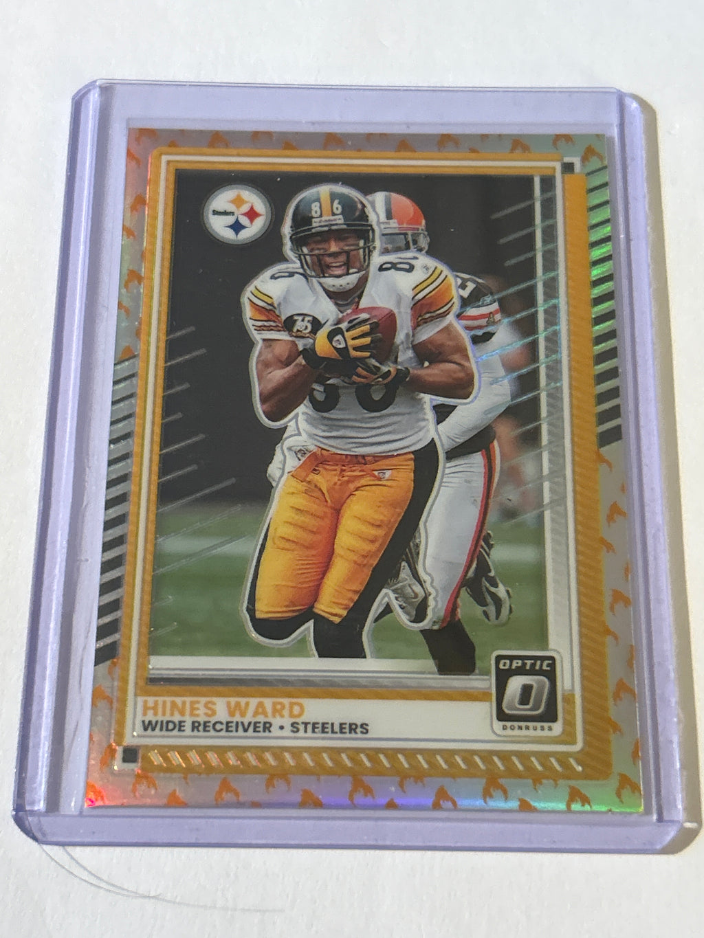 2025 Panini Donruss Optic - Hines Ward #12 Fire Prizm