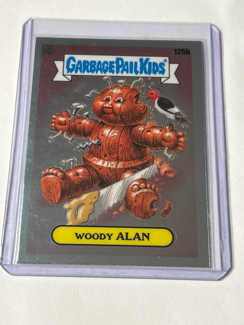 Garbage Pail Kids 125b Woody Alan – Chrome