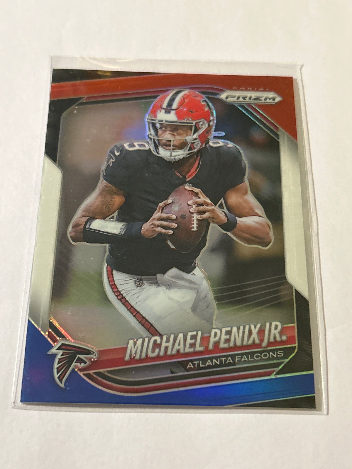 2025 Panini Prizm - Michael Penix Jr. #56 Red White & Blue Prizm