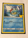 2021 Pokemon McDonald's 25th Anniversary Squirtle #17/25 Non Holo