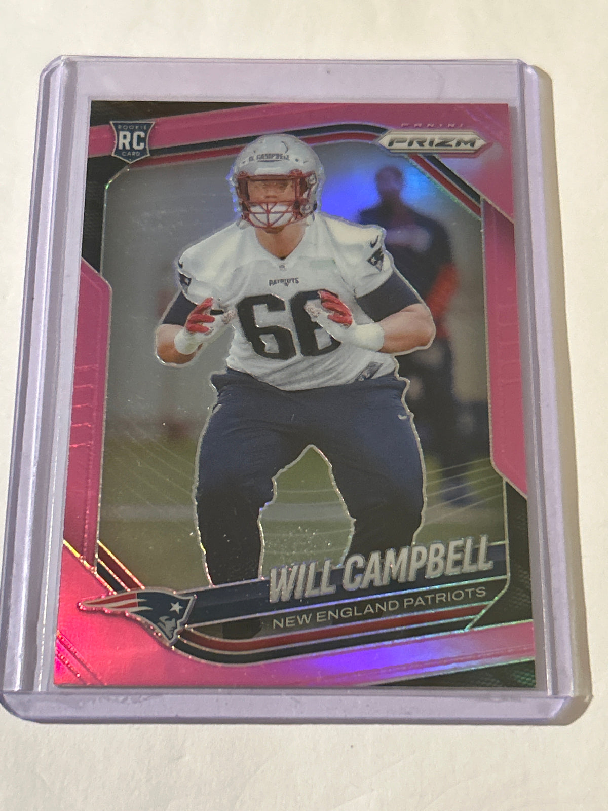 2025 Panini Prizm - Rookies Will Campbell #312 Pink Prizm (RC)