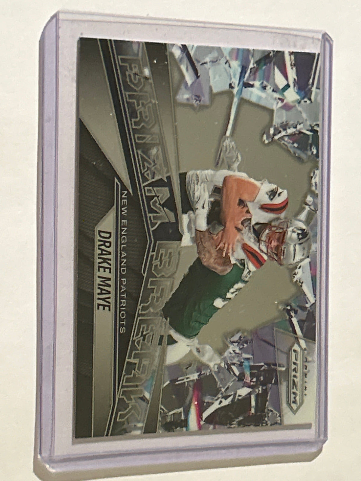 2025 Panini Prizm - Prizm Break Drake Maye #6 Silver Prizm