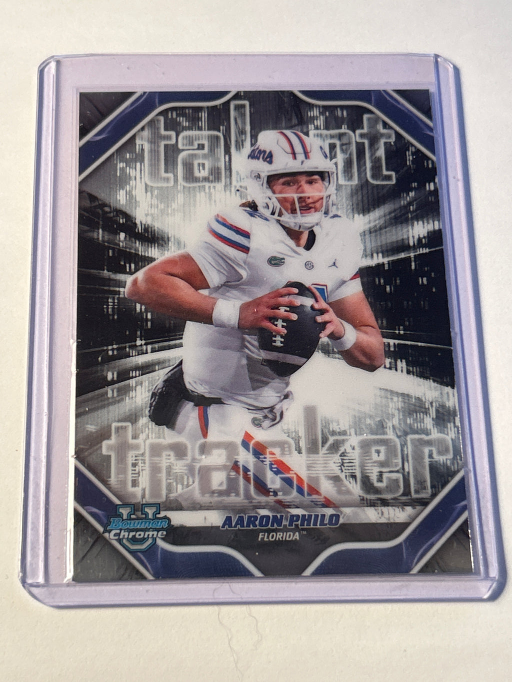 2026 Bowman Chrome U Aaron Philo Talent Tracker Florida Gators QB