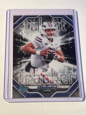 2026 Bowman Chrome U Aaron Philo Talent Tracker Florida Gators QB