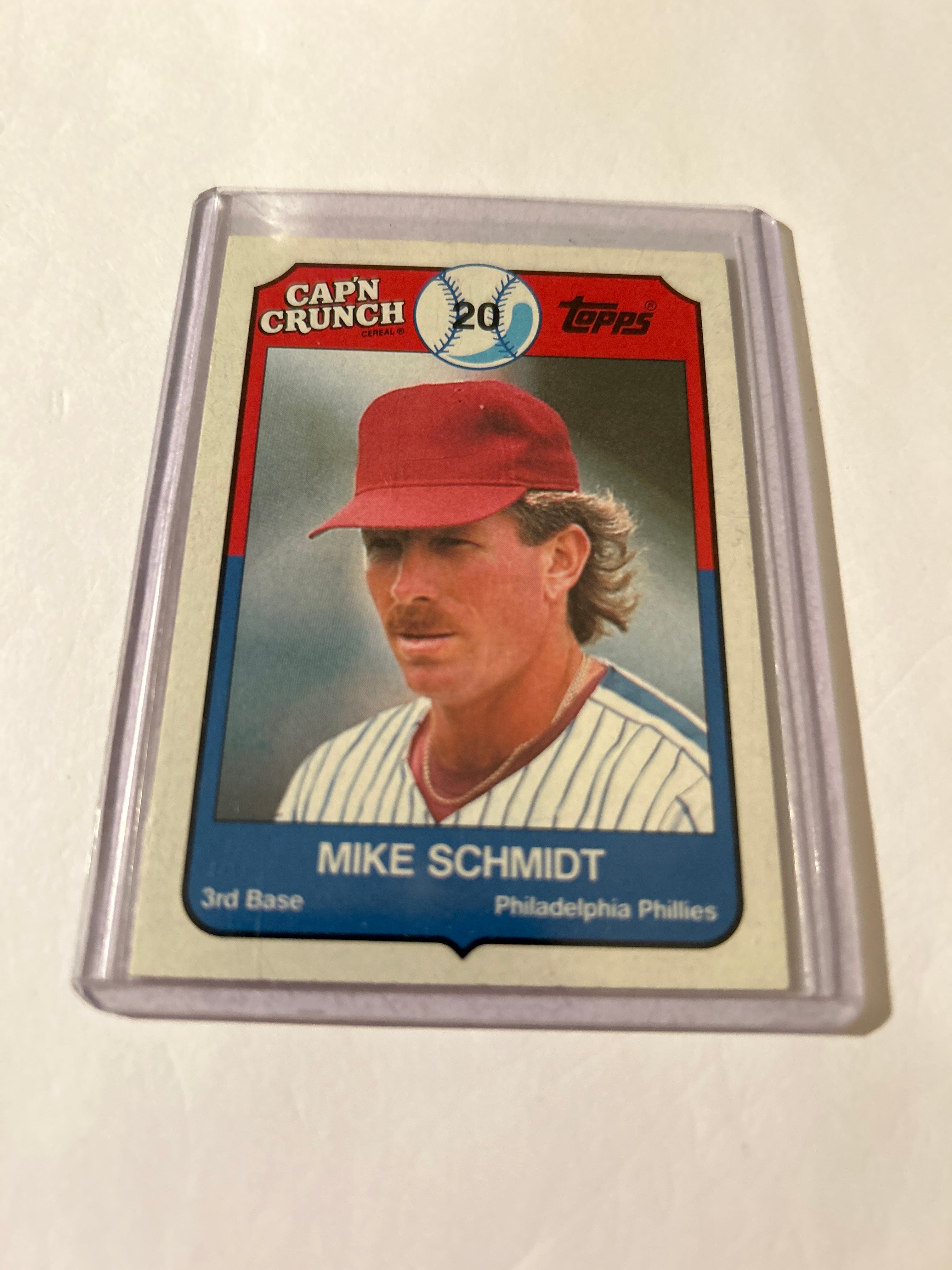 1989 Topps Cap'n Crunch - Mike Schmidt #16