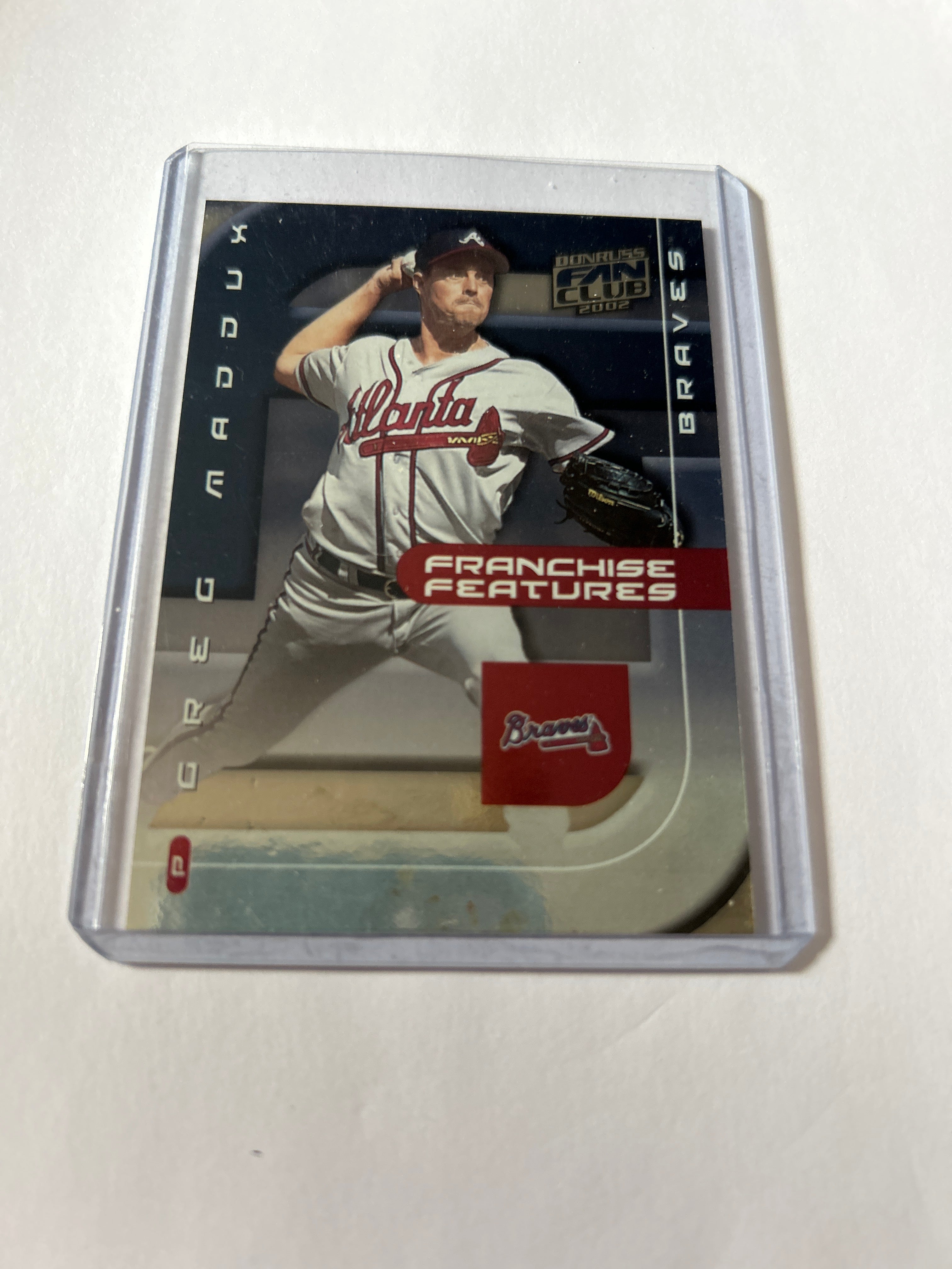 2002 Donruss Fan Club - Franchise Features Greg Maddux #FF-23