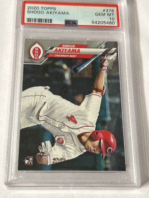 Shogo Akiyama – 2020 Topps #376 (RC) – PSA 10