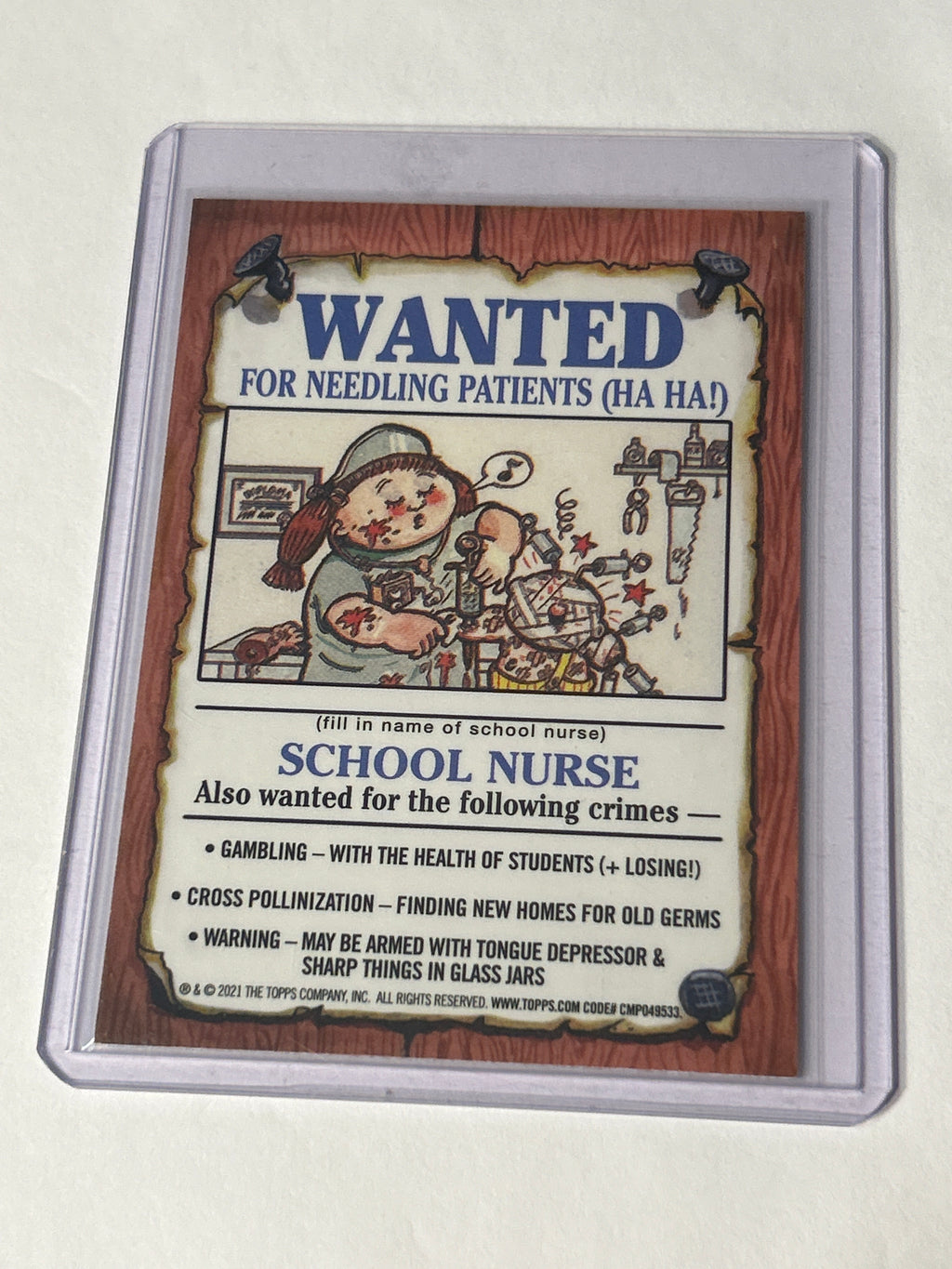 Garbage Pail Kids 140a Mouth Phil –.  Card# 140a